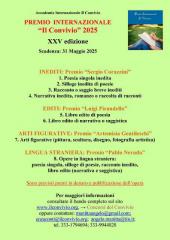XXV edizione del Premio Poesia, Prosa e Arti figurative - Il Convivio 2025