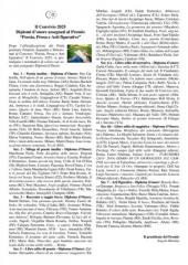 Risultati finali del Premio Internazionale “Poesia, Prosa e Arti Figurative”   Il Convivio 2025